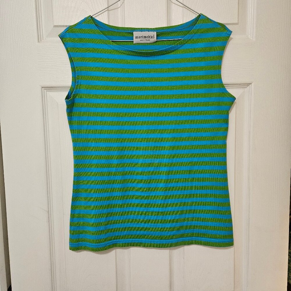 Marimekko Striped Cotton Tee S